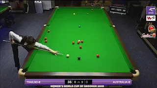 Thailand B vs Australia B - Women's Snooker World Cup QF (June 2019)