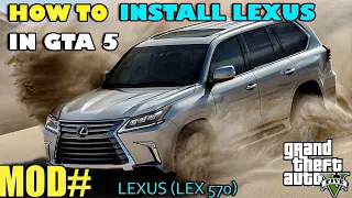 GTA 5: HOW TO INSTALL LEXUS LX570 SUV MOD| How To Download Lexus in GTA 5 |The Dinner Master