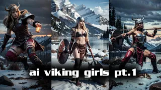 ai viking girls pt1#vikingconcept