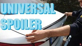 How to Install A Universal Spoiler On Your Car? | Omtec Auto Accessories