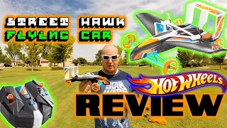 Hot Wheels Street Hawk Remote Control Flying Car: Review & Test Flight