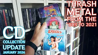 THRASH METAL CD COLLECTION UPDATE - Releases from 1985 to 2021 (Heavy, Death, Progressive, Bootleg)