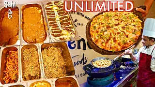 Unlimited Food Buffet + Unlimited Pizza in Rs 159 | Street Food India