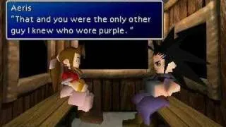 Final Fantasy VII:  Zack/Aeris Date Scene