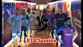 PES 2019 | Barcelona vs Real Madrid | El Classico | Gameplay PC