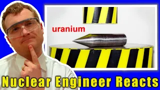 Uranium vs. Hydraulic Press - Nuclear Engineer Reacts