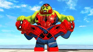 Spider-Man Homecoming transform to Big Fig Character in LEGO Marvel Super Heroes 2 part2