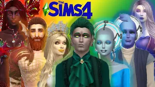 The Sims 4 - Every Occult Sim is a Different COLOR 🌈🌈🌈