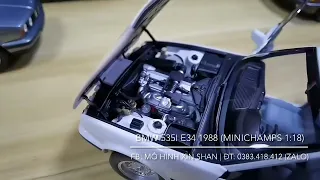 BMW 535i E34 1988 (MINICHAMPS 1:18) - XS MODEL - MÔ HÌNH XIN SHAN