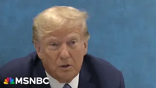 MSNBC hosts dissect Trump's deposition video