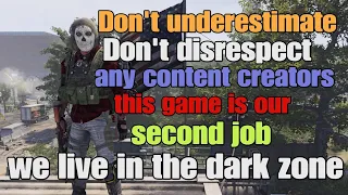 The division 2 don't underestimate and disrespect solo content creator in DZ