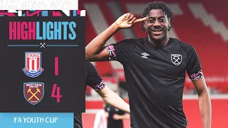 Stoke 1-4 West Ham | Young Hammers Into FA Cup Quarter-Final | FA Youth Cup Highlights