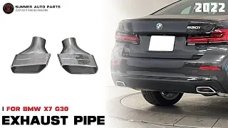Silver Exhaust pipe for BMW Series G30