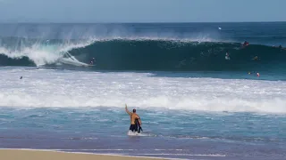 Best Waves at Pipeline, North Shore, Oahu, Hawaii on March 31st, 2019