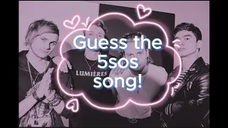 Guess the 5sos song (4 levels of difficulty)