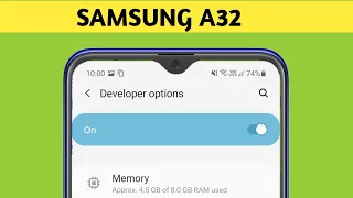 How To Enable Developer Options For All Samsung Mobile(Unlock Developer Mode Settings) A32
