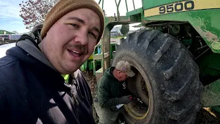 RACING TO FINISH THE HARVEST