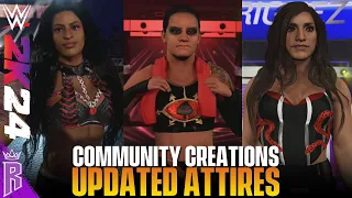 WWE 2K24 Updated Superstar Attires #WWE2K24