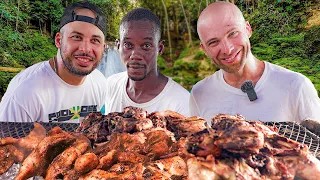 Trying Jamaican Jerk For The First Time In Jamaica!