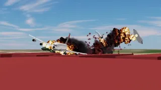 1976 Lloyd Aéreo Boliviano Boeing 707 Crash (Roblox Crash Animation)