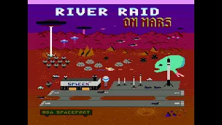 River Raid On Mars - Atari XL/XE Game Demo 2021