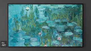 Art for TV | Claude Monet | Water Lilies | 4K Screensaver [1 Hour]
