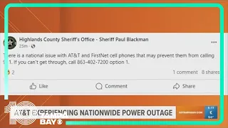 AT&T outage affecting cell phone customers nationwide