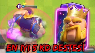 İŞTE SİZE 5 FARKLI KRALİYET DEVİ DESTESİ (HEM DE EVRİMLİ 😏) | Clash Royale