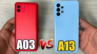 GALAXY A03 VS GALAXY A13 - QUAL O MELHOR ?  #COMPARATIVO