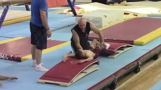 EUROPEAN GYMNASTICS MAG JUNIOR CAMP THESSALONIKI (GREECE) 2022 - PREPARATION FOR HANDSTAND