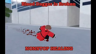 BLOOD X DAGGER IS UNKILLABLE... INFINITE HEALING | Type Soul Ranked