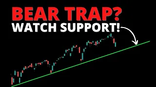 BEAR TRAP? WATCH SUPPORT! (S&P500, SPY, QQQ, DIA, IWM, ARKK, BTC)