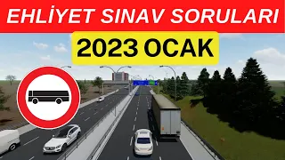 ☑️ EHLİYET SINAV SORULARI 2023