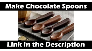 How To Make Eatable Chocolate Spoons at Home!