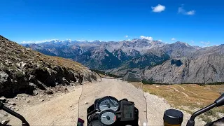 OFF-ROAD POV BMW F800 GS on Italian Alps (Jafferau, Sommeiller)