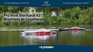 Pro Boat Blackjack 42" Brushless 8s Catamaran RTR