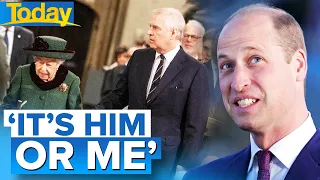 Prince William gives Queen 'ultimatum' over Prince Andrew | Today Show Australia