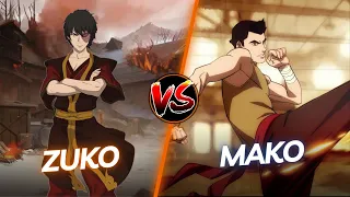 Zuko vs Mako - Who Wins? | Avatar