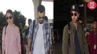 Anushka Sharma & Virat Kohli Snapped At The Airport | Ranbir Comes Back From A Holiday