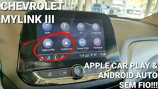 Apple Car Play e Android Auto SEM FIO em detalhes!! Chevrolet MyLink III no Onix Premier 2021!!