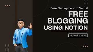 Free Blogging Using Notion (Free Deploy with Vercel)