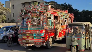 KARACHI PAKISTAN, TRAFFIC IN KARACHI, 4K60FPS