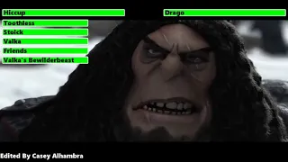 How to Train Your Dragon 2 Bewilderbeast Battle with healthbars