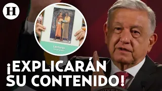 ¿Vespertinas? AMLO anuncia conferencias para que SEP explique contenidos de libros la próxima semana