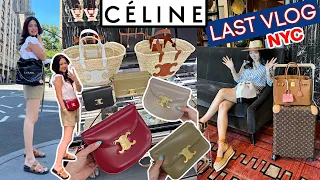 FIRST TIME SHOPPING 🛍 AT CELINE | COME TO FLAGSHIP STORE  WITH ME | LAST VLOG CHARIS IN NYC 🇺🇸