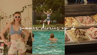sumer diaries ☀️ ep 2 || pool day! hanging out with friends :)