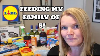 HUGE LIDL GROCERY HAUL ~ FAMILY OF 5 💙