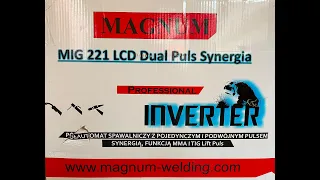 MAGNUM MIG 221 LCD Dual Puls Synergia, сучасний напівавтомат за хорошою ціною!