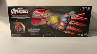 Reviewing Marvel Legends Iron Man Nano Gauntlet from the Infinity Saga!