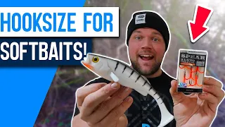 How to Choose the BEST Hooksize for BIG Softbaits!